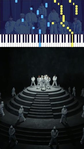 NASA on the piano! #ateez #nasa #goldenhour_part4 #에이티즈 #산 #우영 #홍중 #윤호 #종호 #여상 #민기 #성화