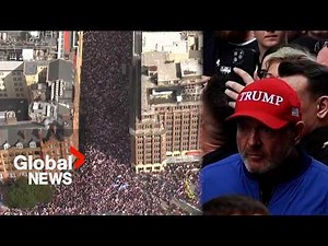 'Unite the Kingdom': Over 100,000 anti-immigration protesters rally in London