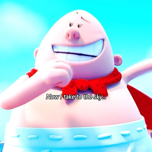 Captain Underpants' First Encounter with Society.#shorts #cartoon #movieclips #trending #edit