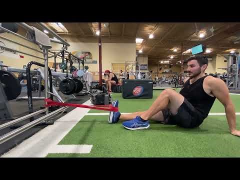 How to Tibialis Raise with resistance band | Marching Fitness