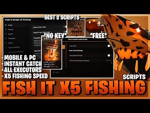 Fish It SCRIPT Hack Gui - Auto Farm, Instant Catch, 999X SPEED FISHING, Dupe Items & More! *NO KEY*