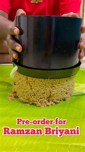 Ramzan Special Shahi Mutton Biryani! 🌙🍖 Pre-booking Open! #Shorts #biryani