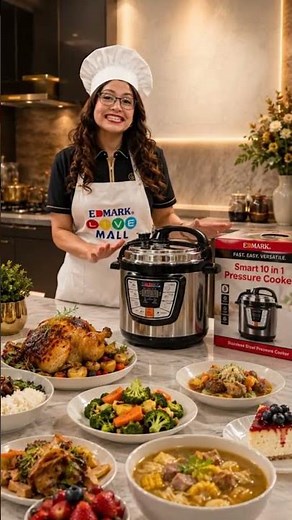 Edmark 10n1 Pressure Cooker #fyp #pressurecooker #fyp Click to order: https://s.shopee.ph/AUspdIv3Nl