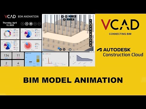 Vcad BIM model animation in Power BI