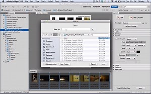 Create a Contact Sheet in Adobe Bridge
