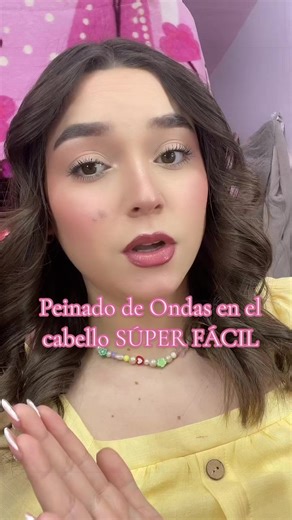 Tutorial de Peinado con ondas súper fácil🫰🏻🎀💆🏻‍♀️ #hair #hairstyle #peinadosfaciles #tutorial #cabello