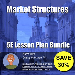 Market Structures 5E Lesson Plan Bundle