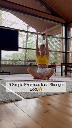 5 Simple Exercises for a Stronger Body #pilates