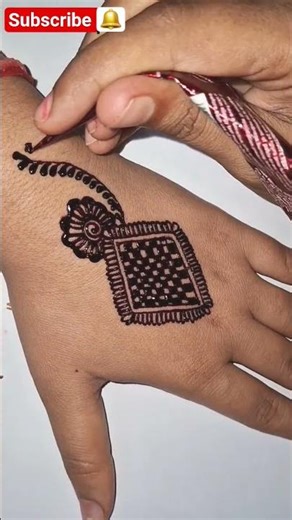 ✨ Simple Back Hand Mehndi Design | Easy Back Mehndi | Stylish Mehndi for Beginners ✨