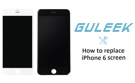 The instruction video how to replace iPhone 6 screen from GULEEK
