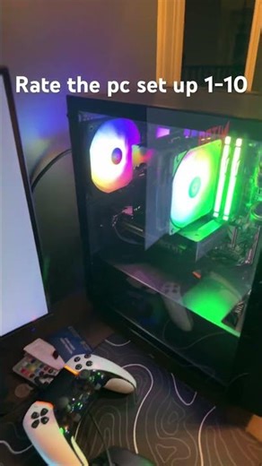 Rate my new pc set up #viral #fyp #pc #setupgamer #tuff