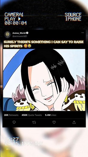 Hancock Can’t See Reality When Luffy Is Around 💘