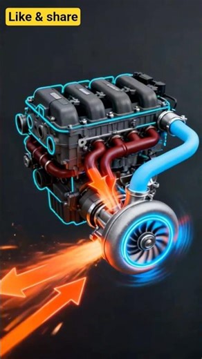 How a Turbocharger Works#howitworks#motorcycle#engineering#mechanics#shorts