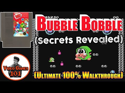 Bubble Bobble Walkthrough | 100% Guide | Video Games 101