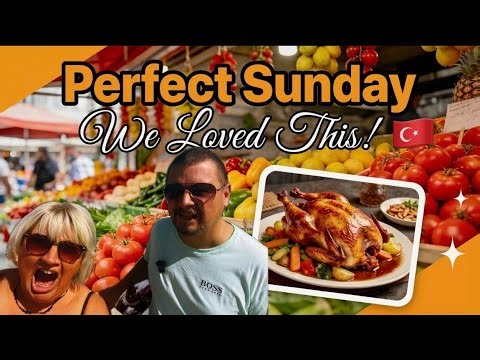 Çalış Sunday Market 🇹🇷..Then a British Roast by the Beach?!😳
