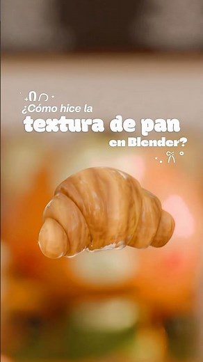How did I create the bread texture? | #3d #tutorial #blender3d