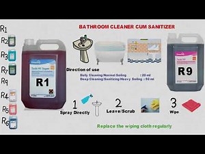 Diversey Taski R -1 Super Bathroom Cleaner-cum-Sanitiser Concentrate