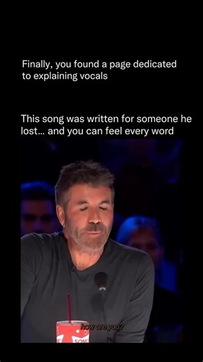 Explaining Vocals | Science of the human voice on Instagram: "This AGT audition hit different because it wasn’t about vocals alone — it was about truth. Singing an original song written for his late twin brother, he stripped everything back and let the emotion lead. No theatrics, no over-singing — just grief, love, and honesty pouring straight through the mic. Moments like this remind you why music connects so deeply: when it’s real, you can feel it without a single word being explained."