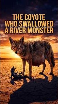The Coyote Who Swallowed a River Monster #americanfolklore #rivermonsters #weirdhistory