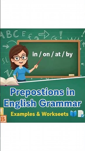 Prepositions in English Grammar with Examples Hindi Exercises Class 10 English Grammar #shorts