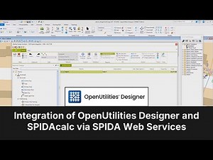 Integration of OpenUtilities Designer and SPIDAcalc via SPIDA Web Services