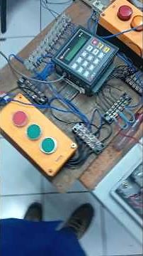 Direct start of a three-phase motor with an M90 PLC using U90 software in Ladder logic #electric