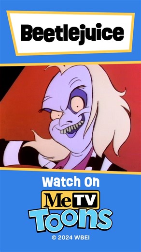We are celebrating the premiere of "Beetlejuice Beetlejuice" with a scare-a-thon!🦇 Tune in to MeTV Toons on September 7th (TOMORROW!) at 12P | 11C for a marathon of the best episodes of "Beetlejuice" the animated series. 👻 Make sure you check where MeTV Toons is airing near you at https://metvtoons.com/wheretowatch #BeetlejuiceBeetlejuice #beetlejuicebeetlejuicebeetlejuice #beetlejuice #MeTVToons | MeTV Toons