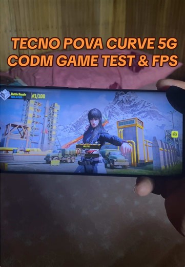 TECNO POVA CURVE 5G CODM Game Test Highlights