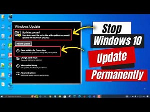 Stop Windows 10 Updates PERMANENTLY! (Boost Performance & Take Control)