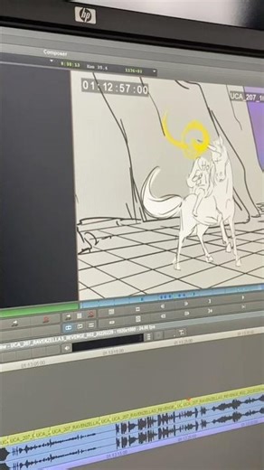 Editing the early stages of animation. #animation #editing #filmmaking