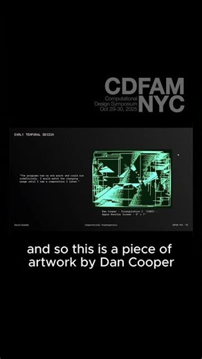 Computational Morphogenesis: Leveraging Proceduralism to Unlock Temporal Design - David Burpee CDFAM