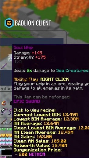 The NEW Best Sea Creature Weapon! #minecraft #skyblock #hypixel