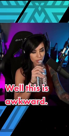 Can’t get away with anything when you stream 😅 #alexzedra #twitch #awkward