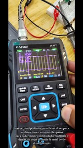 De osciloscopio a multímetro modelo 2C53T #fypシ゚ #holamund #esp32 #electronicadigital #3d #mecatronica #electronica #arduino #programador #universidad | Mirrortrec