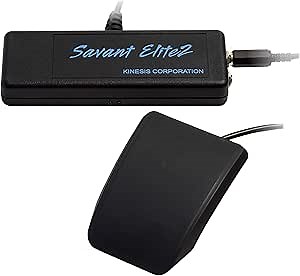 Kinesis Savant Elite2 Programmable USB Foot Switch (2 Port Control Module and Single Pedal)