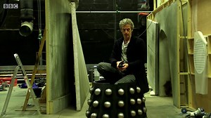 Peter drives Davros' Chair - Doctor Who- Series 9 Episode 2