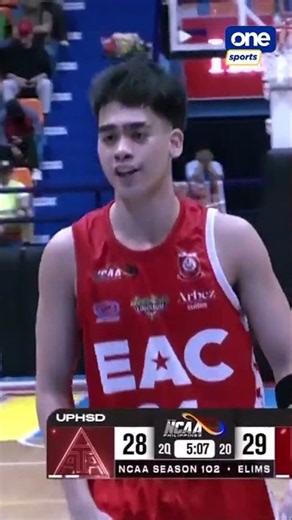 EJ Castillo FIRES UP 🔥 for EAC vs Perpetual in first half | NCAA Season 102 Men's Basketball