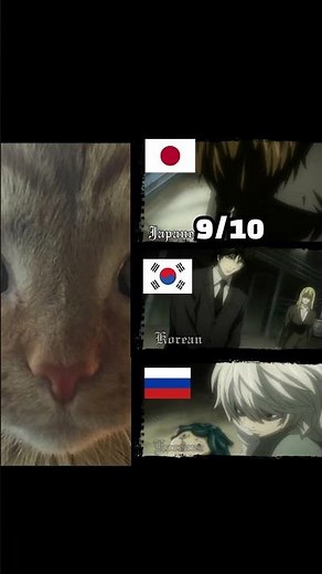 Light Yagami's iconic laugh in different languages #DeathNote