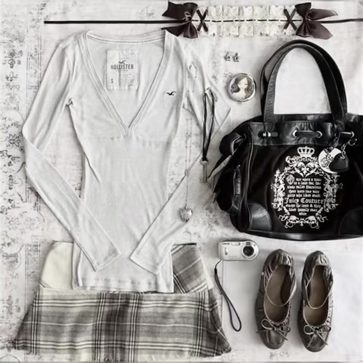 Outfit Inspiration for Grunge and Coquette Styles