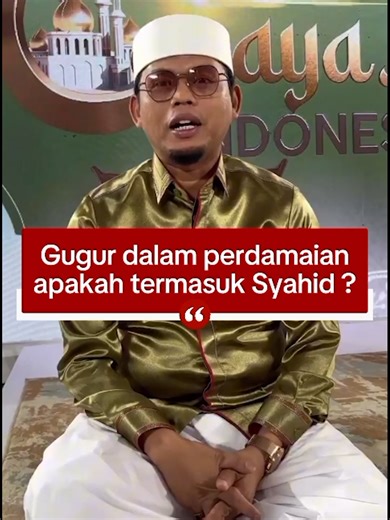 Bertugas menjaga perdamaian di negeri orang bukanlah hal yang mudah. Para prajurit TNI menghadapi risiko besar demi menjalankan amanah dan menjaga kemanusiaan, termasuk dalam misi di Lebanon. Lalu, bagaimana Islam memandang mereka yang gugur dalam tugas tersebut? Apakah termasuk mati syahid? Ustaz Fathulloh akan menjawab pertanyaan tersebut di content