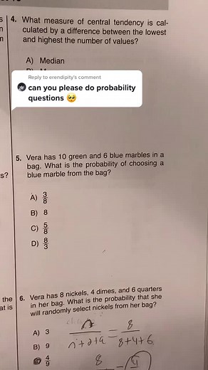Reply to @erendipity probability. #sat #psat #math #act #tiktokmath #testprep #1600 #yourbummymathtutor