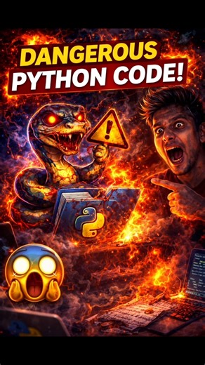 ⚠️ One Python Loop = All Files Gone 💀 #coding #pythonanddjangofullstackwebdeveloper #programming
