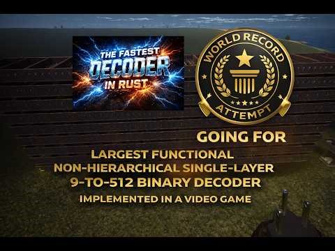 Going For A World Record In Rust Logic FAIR Update #rust #electricalengineering #worldrecord #clips