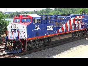 🇺🇸 CSX America 250 OCS Train in Long Bridge Park with #250 & #2026 🇺🇸