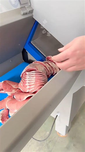 Automatic Meat Slicing Machine 😱 Perfect Cuts in Seconds!