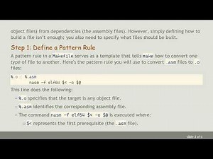 How to Assemble Multiple Assembly Files into Object Files with Makefile