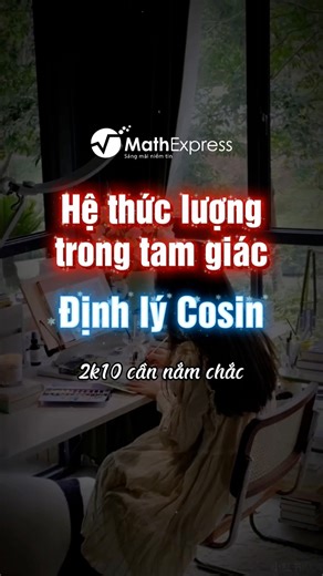 Hệ thức lượng trong tam giác 2k10 cần nắm chắc #MathExpress #toanhoc #tipsandtricks #2k10 #hocsinh | CLB Toán bồi dưỡng - MathExpress