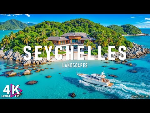 4K Seychelles 2025 🌊 Tropical Paradise & Stunning Coastlines Aerial Views | World Tour 4K