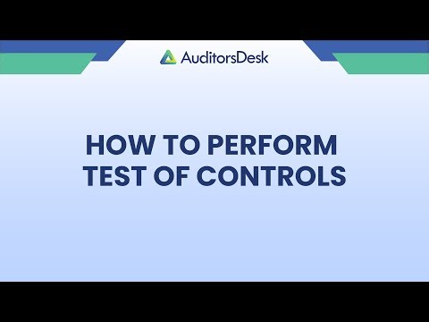 Performing Test of Controls and Uploading files as paper profiles and proxies