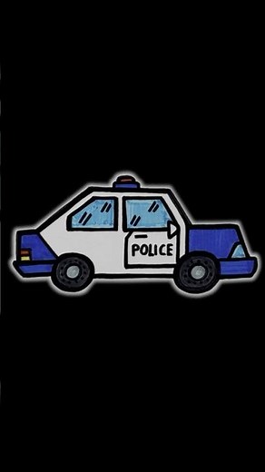 🚓 Police Car #howtodraw #drawing #drawingtutorial #cutedrawing #art #myartistkid #police #policecar